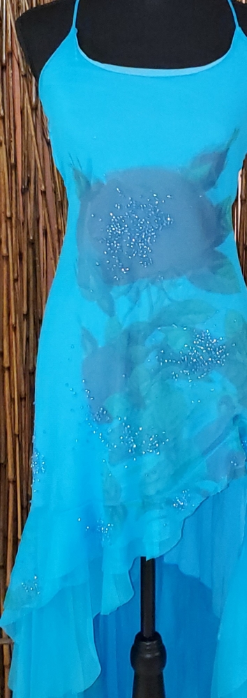 Sexy turquoise fun dress